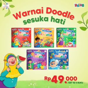 Buku MUSLIM KECIL KREATIF: Warnai Doodle Sesuka Hati | By el-Hana