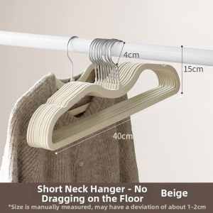 LANJIAOLUO | Non-slip Thickened Anti-shoulder-mark Wide Shoulder Coat Hanger