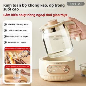 Bear | Bình Nước Kính Có Điều Khiển Nhiệt Độ Cho Bé