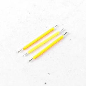 2200K/2700K/6500K DC 2.7-3.1V LED Ceramic Filament 38mm Hard Filament Retro Bulb Parts for Bulb Repair DIY Lighting Low Power