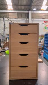 [Giao HCM] Hộc Tủ 5 Ngăn Kéo Bàn Làm Việc Phong Cách Tối Giản KGD90 Thương Hiệu KEGODA