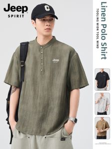 JEEP SPIRIT | Summer Loose Breathable Chinese Style Polo T-Shirt