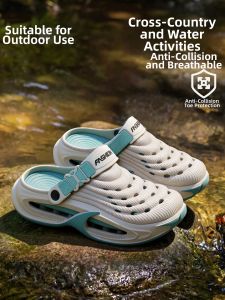 RUNROU | Men Anti-slip and Odor-resistant Sandal Clogs
