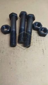 BAUT MUR BAJA M16 X 90 HALF DRAT PANJANG 9CM GRADE 8.8 HITAM