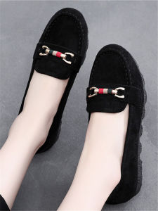 Beijing Rui Old Beijing Cloth Shoes Womens Shoes Gommino New New Arrival Slip-on Flat Mom Shoes Soft Square Mouth Spring and Summer