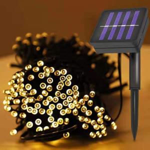 (Warranty)CBLUE Solar Led String 100LED Waterproof 12M Fairy Light Party Outdoor Christmas Decorate Garden Decoration