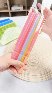 6pcs Reusable 100% Food Grade Silicone Straws with Reusable Straw Cleaning Brush | BABYMAMA