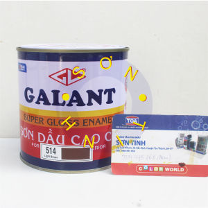 Sơn dầu galant màu nâu cánh gián 514 375ml 800ml Light Brown