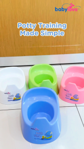 Babylove Basic Potty - Easy-Clean Lightweight & Hygienic Potty Trainer | 6–12 Months