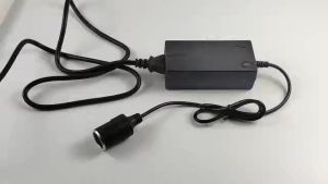 Bộ chuyển đổi nguồn 220v sang 12v có tẩu cho máy hút bụi  bơm lốp  quạt gió và các thiết bị khác loại tốt nguồn đồng