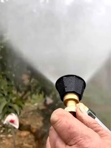 Copper Cyclone Nozzle Fruit Vegetable Adjustable Nozzle Garden Mist Spryer Nozzle Agricultura High Pressure Brass Nozzle
