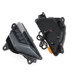 For KAWASAKI Ninja 250 300 EX300 Ninja 400 650 EX650 ZX-6R LED Front Turn Signals Blinker Indicator Daytime Running Light