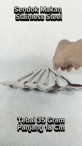 Alat Makan Sendok Garpu Stainless Steel EUROPA Tebal LSP-03