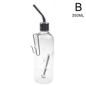 180/350ml Stainless Steel Hanging Water Dispenser for Pets Automatic Dog Hamster Rabbit Kettle Pet Supplies