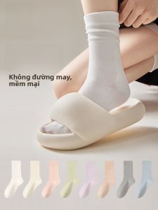 MiiOW | Tất dài đến giữa bắp chân Catman Xinjiang Cotton dành cho nữ tất dày đa năng thoải mái mùa xuân thu đông hè tất dài đến đầu gối