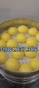 Nồi hấp bánh bao bánh bò bằng điện size 52cm 3 tầng hấp