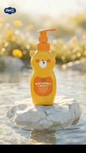 Bọt Tắm Gội TheCi Baby Bubble Wash 350ml | Foam Tắm Gội Dưỡng Ẩm Dịu Nhẹ Cho Bé Da Nhạy Cảm