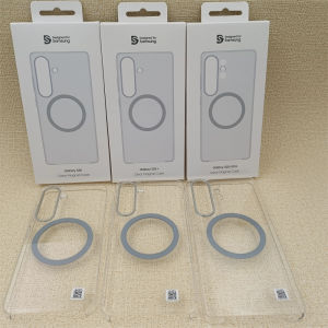 Samsung | Original Magnetic Case For Samsung Galaxy S25 Ultra Plus Wireless Charging Shockproof Clear Cover For Magsafe S25Ultra S25+ Case