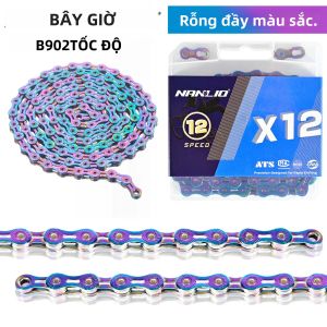 Nanlio 116L Rỗng Xích Xe Đạp Cho 9/10/11/12 Tốc Độ Đường MTB Derailleur Crankset X9 X10 X11 X12 Tương Thích Xích Xe Đạp