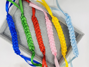 Dây đeo tay bằng ruy băng dệt và satin DIY tùy chỉnh cho các buổi hòa nhạc ngôi sao và dây đeo tay sáng tạo văn hóa đương đại hàng đầu của cổ vũ