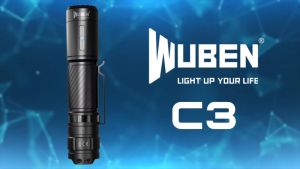 Wuben C3 Flashlight -1200 Lumens - USB-C Rechargeable -123 grams -IP68