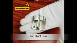 Stainless Steel Safety Door Lock Protection Door Latch Lock Buckle Anti-Theft Thickening Bolt Lock Hasp Left/ Right Open