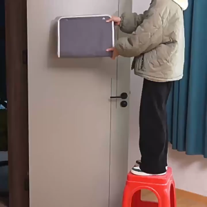 Thick style non-woven fabric door storage hanging bag large capacity home bedroom wardrobe hanging storage bag
