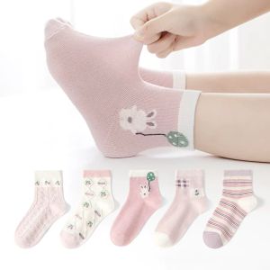 LIUZHISHU | Spring and Autumn Suitable Medium to Large Childrens Socks Thin with Lace