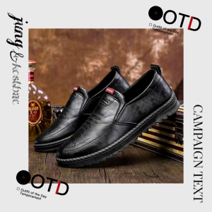 QZshop ส่งไวมาก รองเท้าคัทชูผู้ชาย งานหนังเทียม สีสันคุมโทนแมทช์ง่าย สวมใส่สบายเท้า ที่สำคัญ ราคาไม่แพงใครใส่ก็ดูดี รุ่นนี้แนะนำเลย