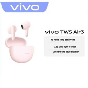 vivo | vivo TWS Air3 Wireless Earphones Semi-in-Ear Comfortable Wearing Long Battery Life High Fidelity Sound Bluetooth 5.3 Headse