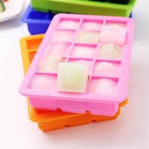 Kitchen Silicone Ice Cube Trays Baby Food Supplement Boxes 15 Grids DIY Ice Maker Baby Feeding Tools Cooking Utensils