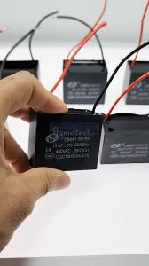 Fan Capacitor CBB61 AC 450V 50Hz Kapasitor Motor Fan Air Conditioning Exhaust 10uf 12uf 14uf 15uf 16uf 18uf 20uf 25uf
