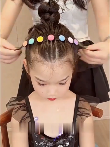 Trendy Store-C1417 Bando Sisir Rambut Melingkar Anti Geser / Jepit Rambut Poni Wanita Anak Gaya