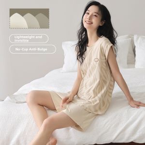 Nanjiren | Bra-Padded One-Piece Summer Sleepwear
