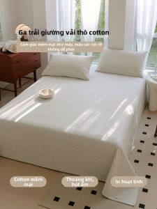 Natural Cotton Coarse Cloth Bedding Set