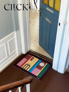 Thảm Thảm Phòng Khách Click Nordic Retro Apartment Silk Loop Carpet Home Decor Dust Falling Mat Store Entrance Mat Rectangle Size