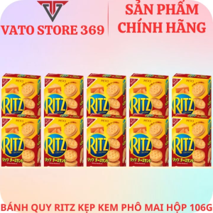 Bánh quy RITZ crackers nhân kem phô mai hộp 106g
