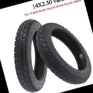 14x2.50 Vacuum Tire 2.50-10 Tubeless Tyre Fits for 14 Inch Electric Bicycle Vehicle Wheel 14*2.50 Tyre Parts
