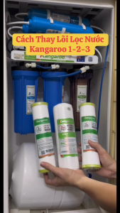 Bộ Lõi Lọc Nước Kangaroo Số 123 Loại 10 Inch - Dùng Cho Máy Lọc Nước RO