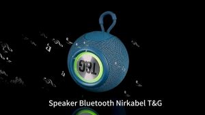 Speaker Bluetooth Mini T&G-337 lampu LED Mendukung koneksi TF/Bluetooth/TWS/AUX