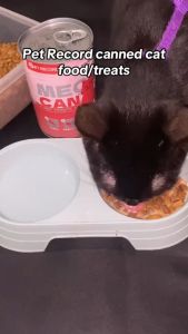 PET RECORD 450g Cat Food Canned Cat Wet Food 85g Salmon/Chicken/Tuna Organic Grain Free Recipe