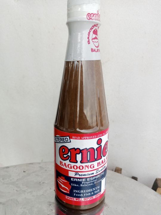 Ernie's Bagoong Balayan 340 mL | Lazada PH