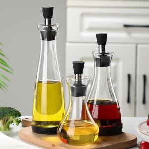 Nordic Style Glass Oil Bottle Leakproof Home Use Seasoning Bottle Creative Soy Sauce Vinegar Pot Modern Simple Kitchen Storage