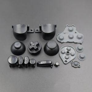 Full Set Buttons For NGC Controller Replacement ABXY L R Z Trigger D-pad Thumbstick Caps Conductive Rubber Pads Repair Kit