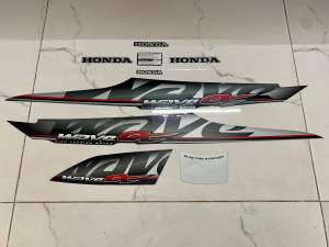 Bộ tem Wave A 2011 màu đen hàng nhập Thái Lan chất lượng cao dành riêng cho dòng xe này tem in lụa m àu sắc cực đẹp và bềngiá bán cực tốt bán lẻ như bán sỉ