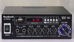 6 2CH HIFI Amplificador SUNBUCK 220V โฮมเธียเตอร์เครื่องขยายเสียง 1200W รองรับเสียง FM USB SD Cinema บทความสำหรับคุณ