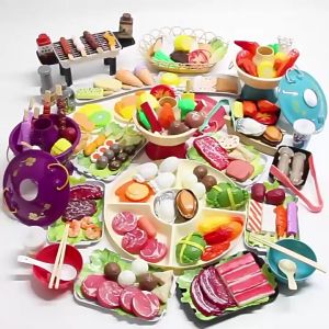 ชุดหม้อไฟชาบู ของเล่นจำลอง 95 ชิ้น ชุดของเล่นจำลอง ของแท้ พร้อมส่ง