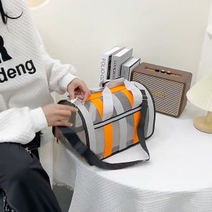 Túi vận chuyển chó mèo thú cưng dạng lưới thoáng khí có thể xách hoặc đeo vai - Đen Ta Pet Shop