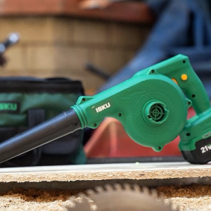 ISKU 21V Mesin Blower cordless Lithium-Ion blower portable Multifungsi 2IN1 Pembersih Mobil