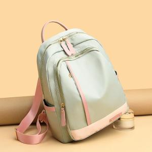 2024 New Oxford Cloth Large Capacity Womens Backpack Lightweight Travel Bag Waterproof Multi-Functional College Style